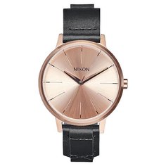 Кварцевые часы женские Nixon Kensington Leather Rose Gold/Bridle