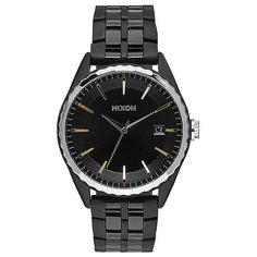 Кварцевые часы женские Nixon Minx All Black/Gold/Silver