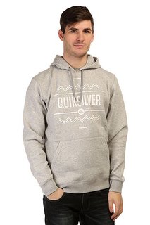 Толстовка кенгуру Quiksilver Hrymmarvista Otlr Athletic Heather