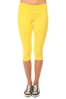 Леггинсы женские CajuBrasil Supplex Capri Yellow