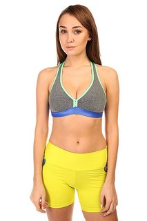 Топ женский CajuBrasil Supplex Top Grey/Green/Blue