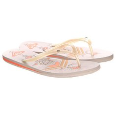 Вьетнамки женские Roxy Bermuda J Sndl Silver Orange