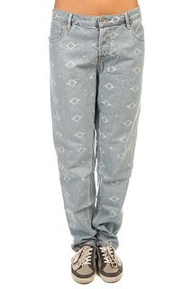 Джинсы широкие женские Roxy Burnin J Pant Vintage Light Blue