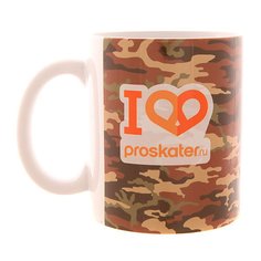 Кружки Proskater.ru 23 Февраля Белая