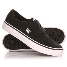 Кеды кроссовки низкие детские DC Trase V B Shoe Black/White