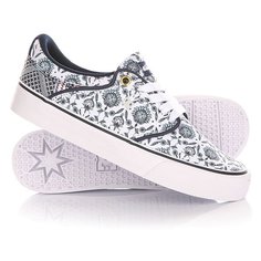 Кеды кроссовки низкие женские DC Mikey Taylor Vulc Sp White/Navy