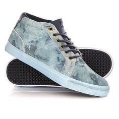 Кеды кроссовки высокие DC Council Mid Lx Washed Indigo