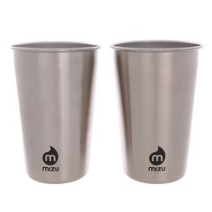 Стакан Mizu Party Cup Set Stainless W Black Print