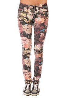 Джинсы узкие женские Insight Beanpole Skinny Art Watrecolor Black