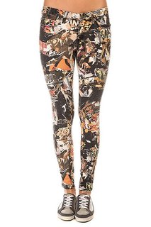 Джинсы узкие женские Insight Python Super Skinny Art Punk Collage