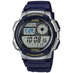 Электронные часы Casio Collection Ae-1000w-2a Blue/Grey
