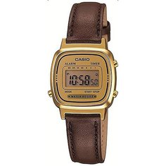 Электронные часы Casio Collection La670wegl-9e Gold/Brown