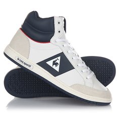 Кеды кроссовки высокие Le Coq Sportif Prestige Court Mid Sport Optical White/D