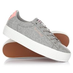 Кеды кроссовки низкие женские Le Coq Sportif Agate Felt Moonrock/Apricot