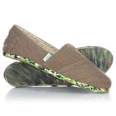 Эспадрильи Paez Original Cork Multigreen Light Brown-0100