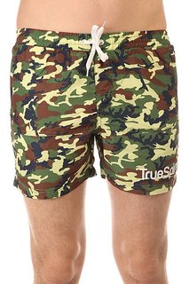 Шорты классические TrueSpin Camo Shorts Green Camo