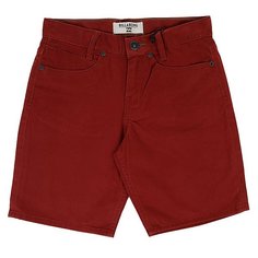 Шорты классические детские Billabong Outisder Short Burnt Orange