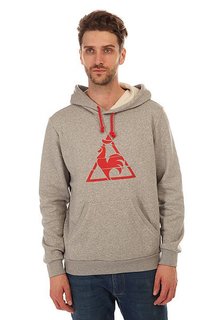 Толстовка кенгуру Le Coq Sportif Chronic Po Hood Light Heather Grey