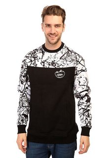 Толстовка сноубордическая Shweyka Blur Crewneck White/Black