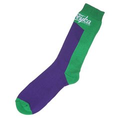 Носки Shweyka Logo Snowboard Socks Violet/Green