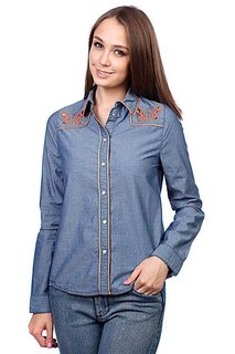 Рубашка женская Insight Napier Shirt 70’S Mid Blue