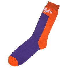Носки Shweyka Logo Snowboard Socks Violet/Orange