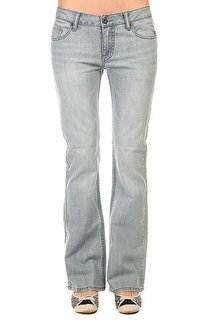 Джинсы широкие женские Zoo York Light Rinse Blue