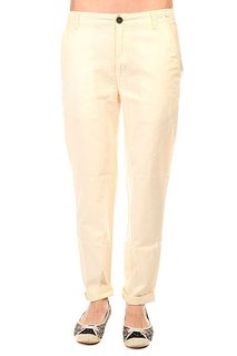 Штаны прямые женские Zoo York Corporal Pants Bone