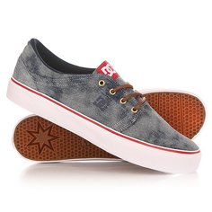 Кеды кроссовки низкие DC Trase Tx Se Indigo Bleached Vint