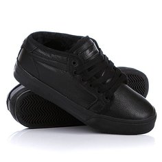 Кеды кроссовки утепленные Fallen Forte Mid Fur Black Ops/Shear