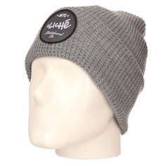 Шапка Enjoi Waffle Beanie Grey Melange