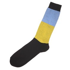 Носки Shweyka Stripe Socks Blue/Yellow/Dark Grey