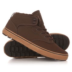 Кеды кроссовки утепленные Globe Motley Mid Fur Brown