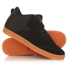 Кеды кроссовки высокие Globe Abyss Black/Gum
