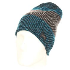 Шапка носок Globe Halladay Fat Stripe Beanie Blue/Grey