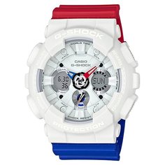 Электронные часы Casio G-Shock Ga-120trm-7a White/Red/Blue