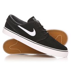 Кеды кроссовки низкие Nike Zoom Stefan Janoski Og Black/White-Gum/Light Brown