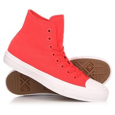 Кеды кроссовки высокие Converse Chuck Taylor All Star II Hi Red/Navy/White