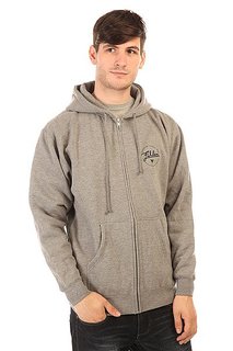 Толстовка классическая Fallen Pure Zip Hoods Heat Grey