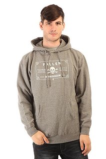 Толстовка кенгуру Fallen 100 Proof Pullover Hoody Heat Grey