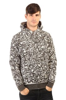 Толстовка классическая Fallen Cobra Hood Black/White/Money