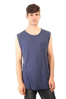 Майка Globe Linen Cutoff Washed Blue