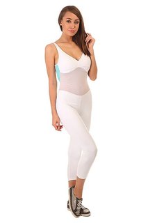 Комбинезон для фитнеса женский CajuBrasil Nz Overall Legging Move White