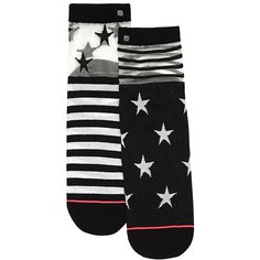 Носки средние женские Stance Gothic Star Black