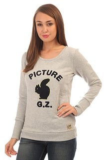 Толстовка классическая женская Picture Organic Leka Grey Melange