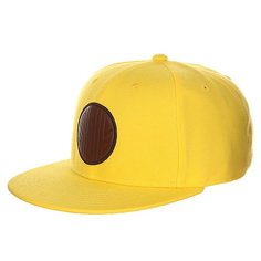 Бейсболка с прямым козырьком Skills 04 Yellow
