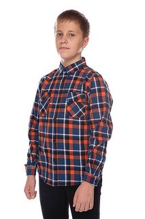 Рубашка в клетку детская Globe Corsair Junior Shirt Blue/Orange