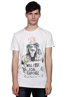 Футболкa Globe Uncle Damn Tee Dirty White