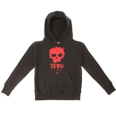 Толстовка кенгуру детская Zero Blood Skull Black