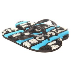 Вьетнамки Globe Merkin-combo Black/White/Cyan